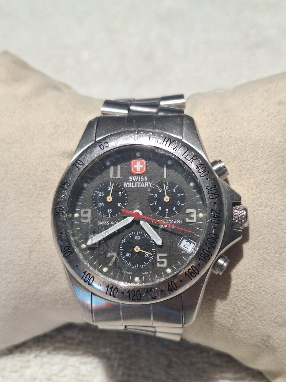 Swiss Military 556.0777 Men's Chronograph Watch ETA G10.211 Swiss 100M Quartz